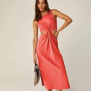 beyond Yoga Around the World Front Twist Dress Small